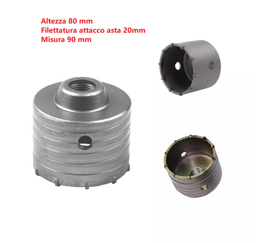 Fresa carotatrice tazza 90 - fresa,