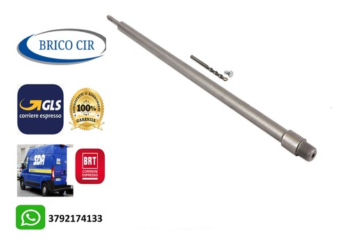 Asta prolunga barra 80cm - 80cm, per